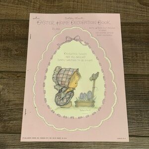 Hallmark Betsey Clark Vintage Easter Card UNUSED Decoration Book 5 Punchouts